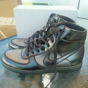 Nike Scandal 330238-551 Metallic High Top Sneakers